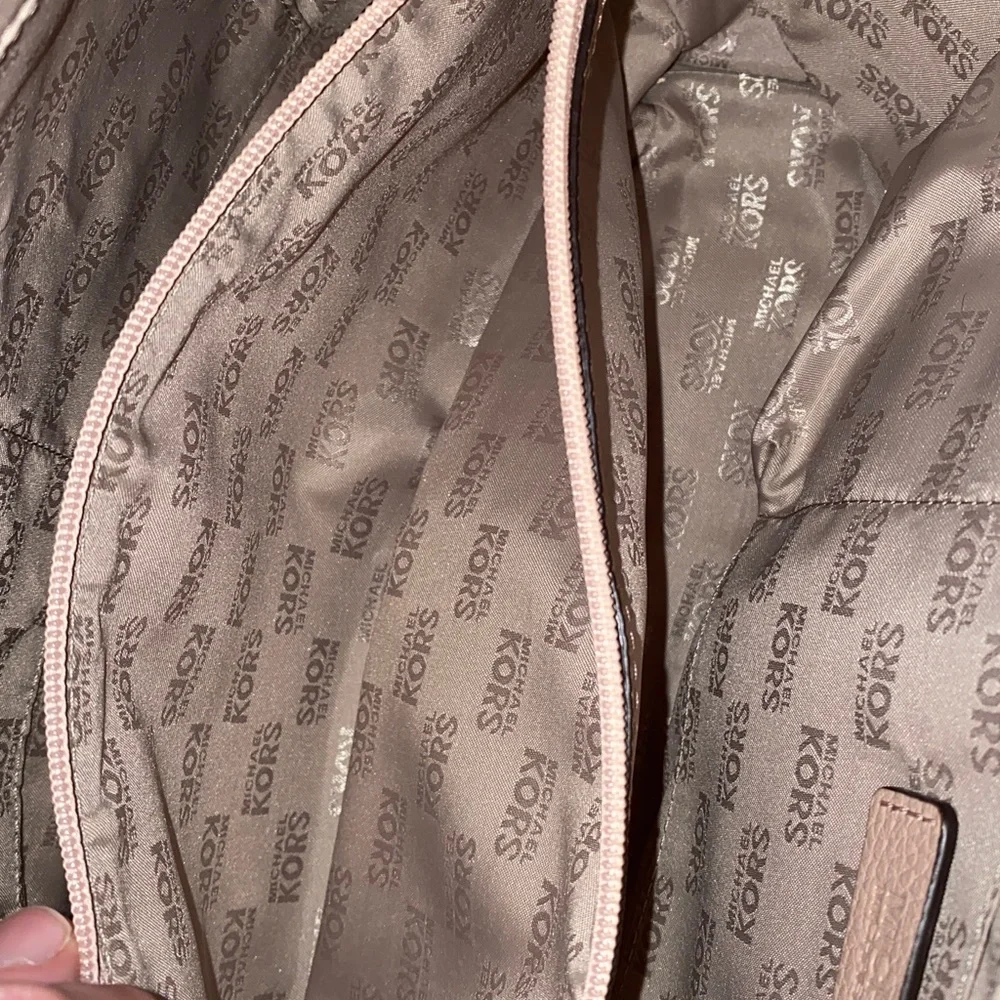 Michael Kors Light Pink Riley Large Satchel Good Used Condition